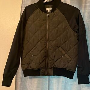 Bomber jacket Black and green